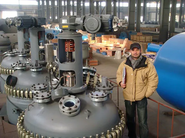 ガラスライニング機器のプロジェクト