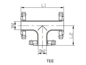 グラスライニング製チーズ(T字管)